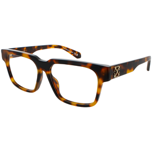 Armazón Oftálmico Unisex Off-White OERJ07LF24PLA0016000 Café Cuadrado Large