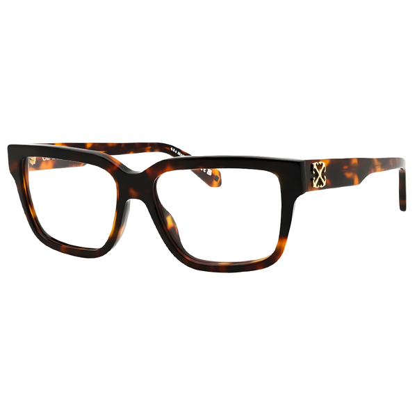 Armazón Oftálmico Unisex Off-White OERJ07MF24PLA0016000 Café Cuadrado Large