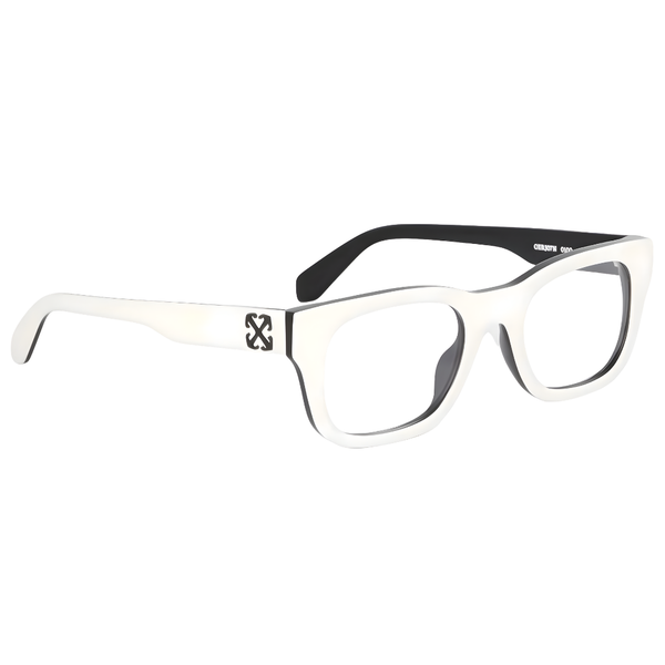 Armazón Oftálmico Unisex Off-White OERJ07NF24PLA0010100 Blanco Cuadrado Medium