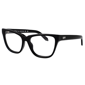 Armazón Oftálmico Unisex Off-White OERJ07AF24PLA0011000 Negro Cat-Eye Large
