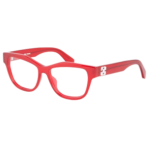 Armazón Oftálmico Unisex Off-White OERJ07GF24PLA0012500 Rojo Cat-Eye Medium