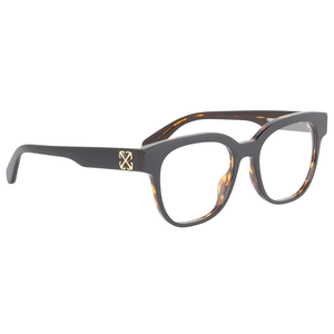 Armazón Oftálmico Unisex Off-White OERJ07OF24PLA0011000 Café Redondo Medium
