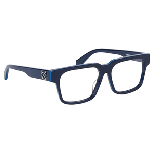 Armazón Oftálmico Unisex Off-White OERJ07LF24PLA0014800 Azul Cuadrado Medium