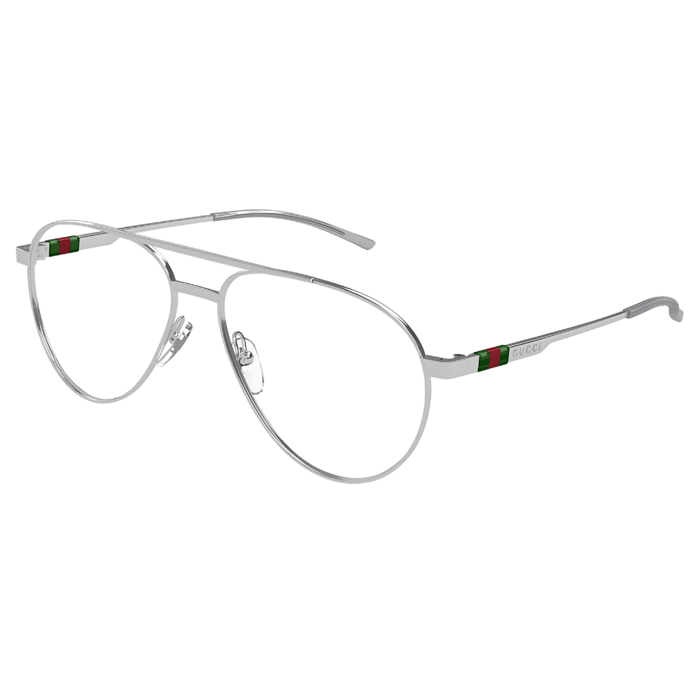 Armazón Oftálmico Unisex GUCCI GG1679O-001-56 Plateado
