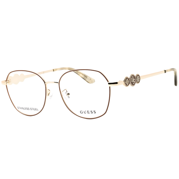 Armazón Oftálmico GUESS Mujer GU50256-D 025 52 Dorado