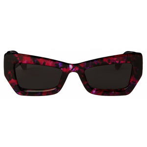 Gafa Solar Mujer Off-White OERI137F24PLA0012907 Havana Red/Purple