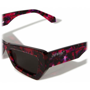 Gafa Solar Mujer Off-White OERI137F24PLA0012907 Havana Red/Purple